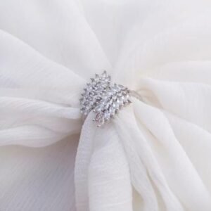 Elegant Silver Plated Ring – Modern Style